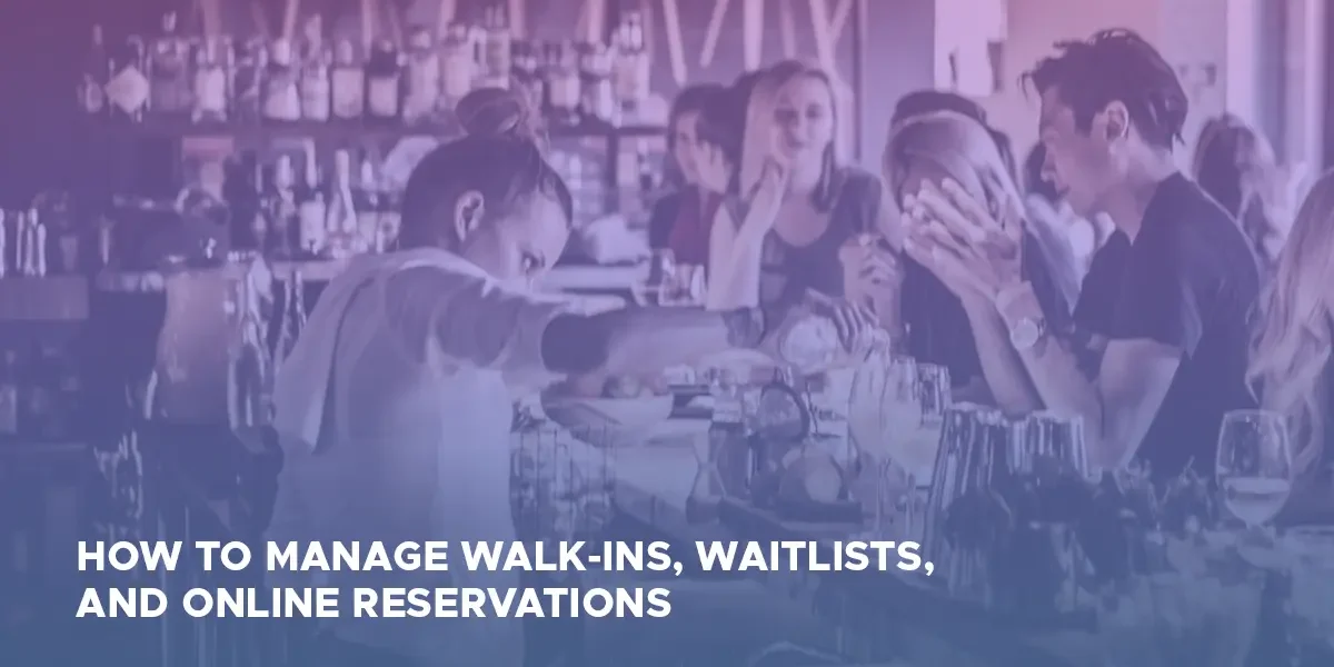 Restaurant host using QuickSeat to manage walk-ins, organize waitlists, and handle online reservations efficiently