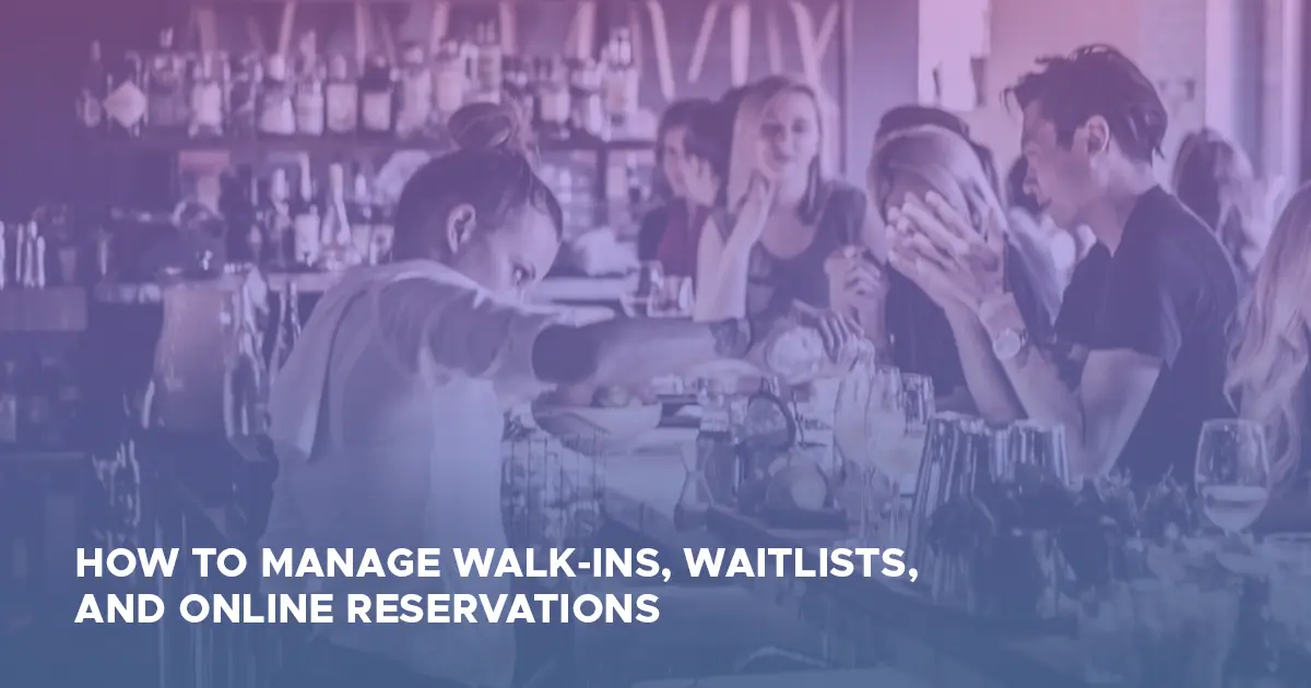 Restaurant host using QuickSeat to manage walk-ins, organize waitlists, and handle online reservations efficiently