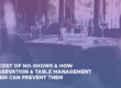 The Cost of No-Shows & How a Reservation &Table Management System Can Prevent Them