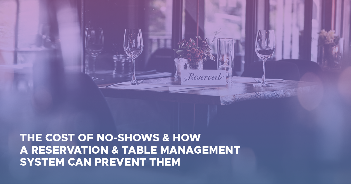 The Cost of No-Shows & How a Reservation &Table Management System Can Prevent Them